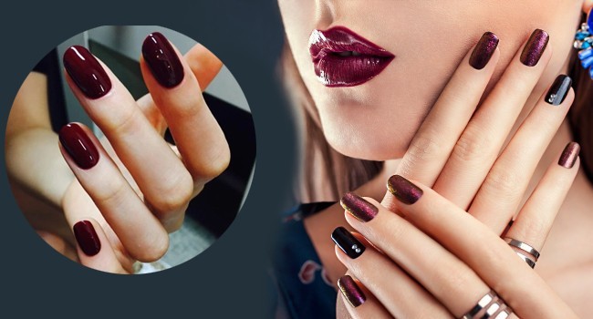 Claret Red Nail Polish