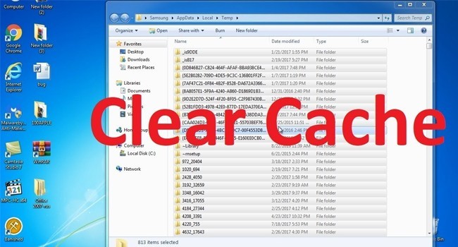 Clearing Cache Memory
